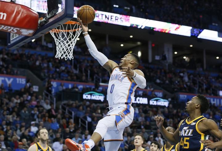 爵士客场力克雷霆,两连胜让人惊艳 爵士客场力克雷霆,两连胜让人惊艳