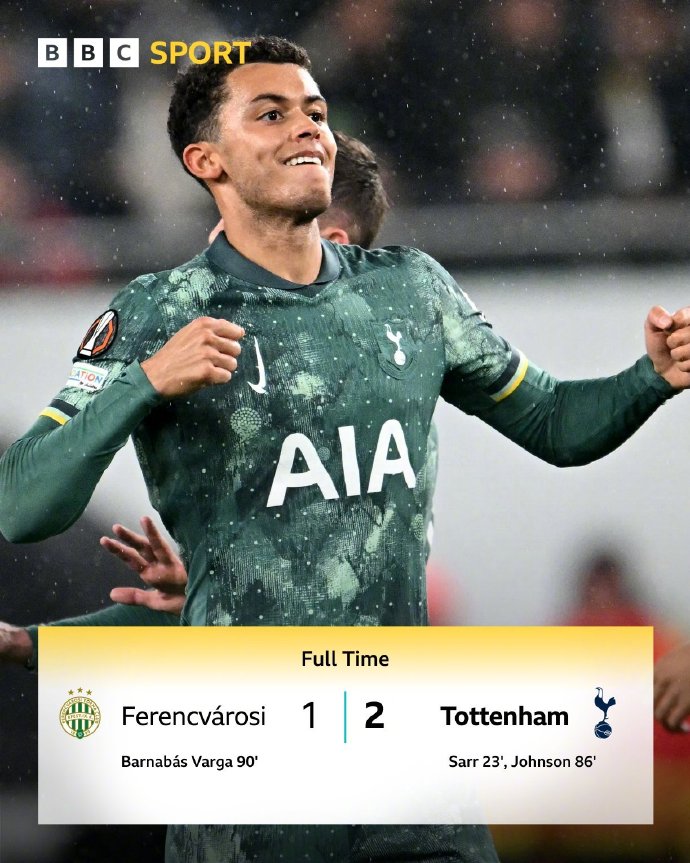 热刺客场轻松取胜,欧战资格前景明朗 热刺客场轻松取胜,欧战资格前景明朗