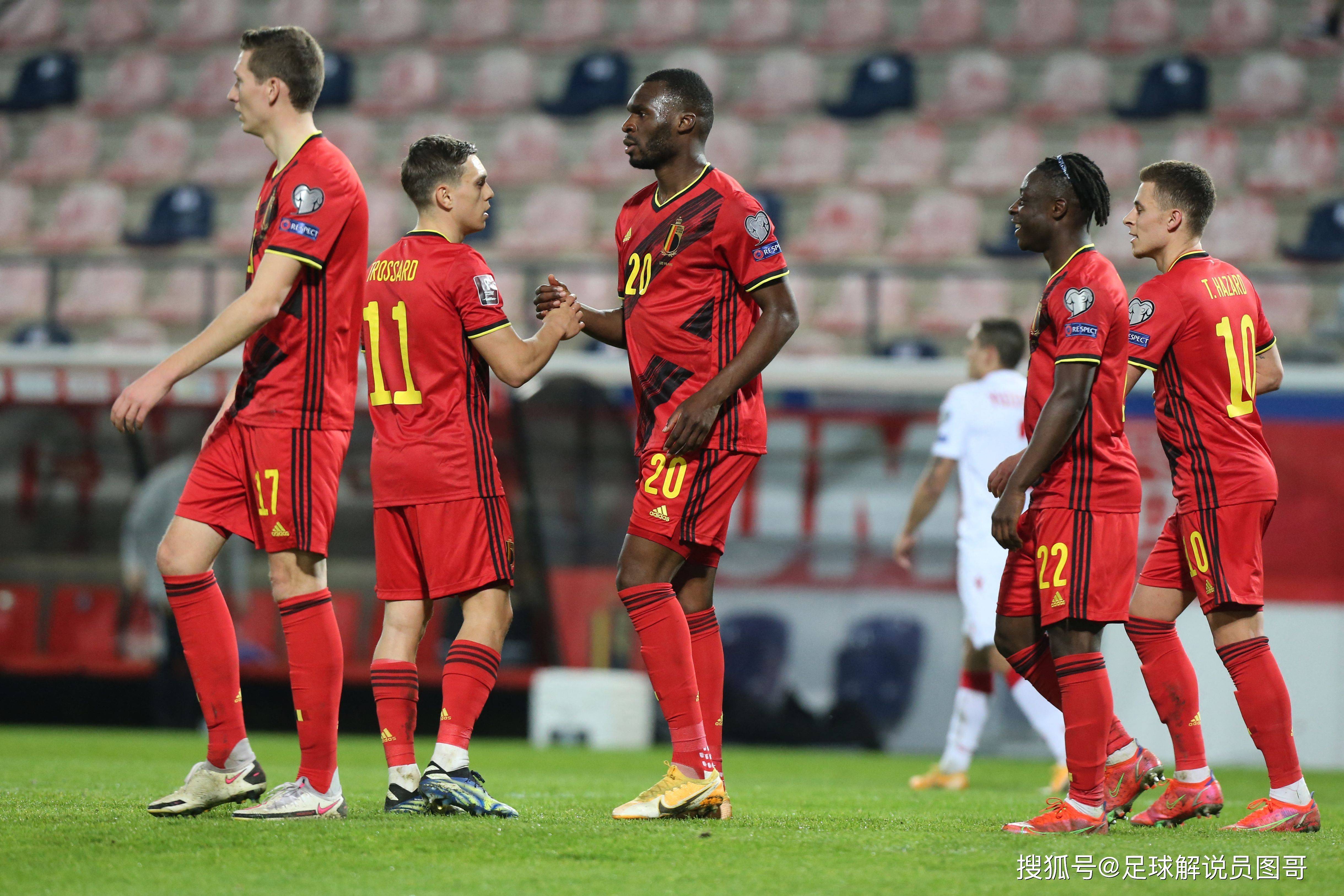 比利时与奥地利在对阵中争取胜利 比利时与奥地利在对阵中争取胜利