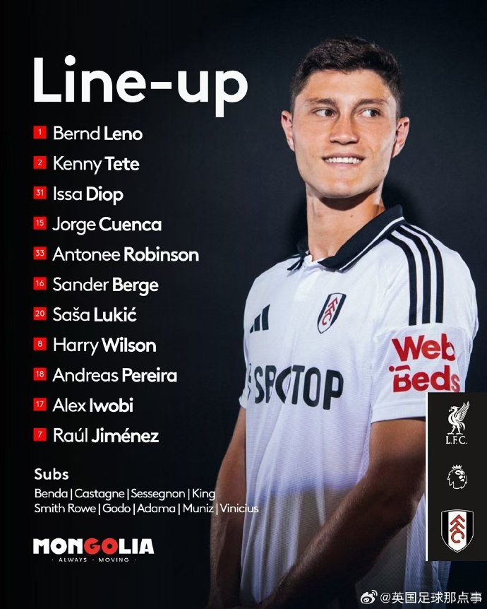 利物浦大胜富勒姆,领先优势扩大 利物浦大胜富勒姆,领先优势扩大